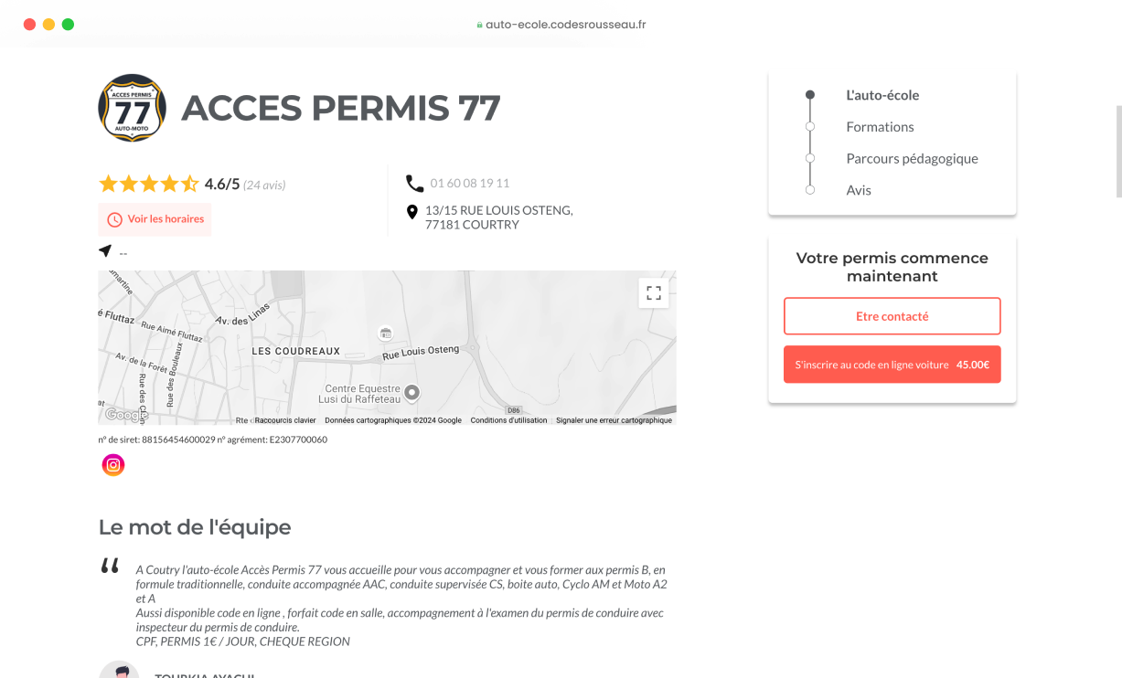 Code Rousseau
